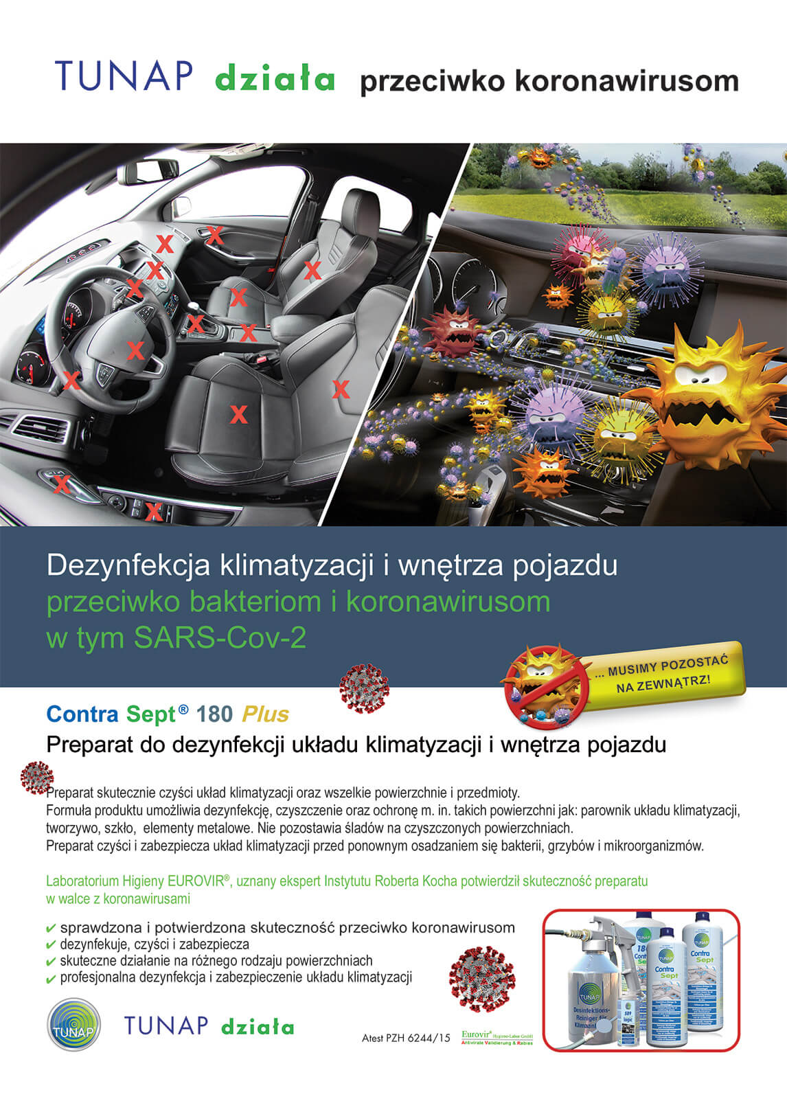 Auto Serwis Wiktorowicz - Dezynfekcja pojazdów